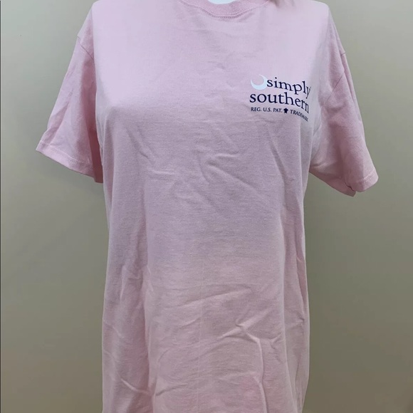 Simply Southern Pink Beach Weekend T shirt - Picture 2 of 8